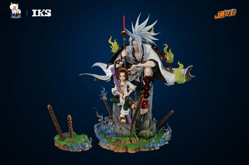 SHAMAN KING Yoh Asakura&amp;Amidamaru Statue by Iron Kite Studio