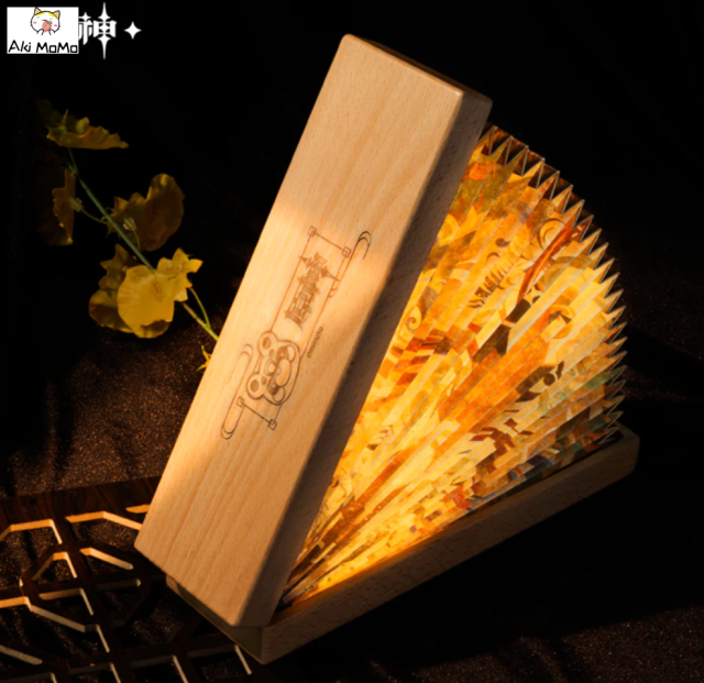 (In Stock) Genshin Impact Flavors of the World Book Lamp