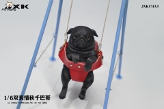 JXK 1/6 Pug On The Swing