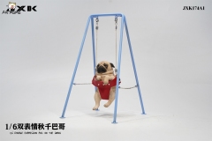 JXK 1/6 Pug On The Swing