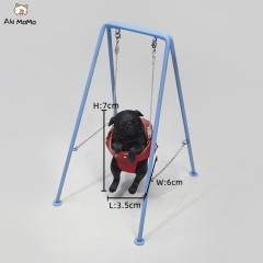JXK 1/6 Pug On The Swing