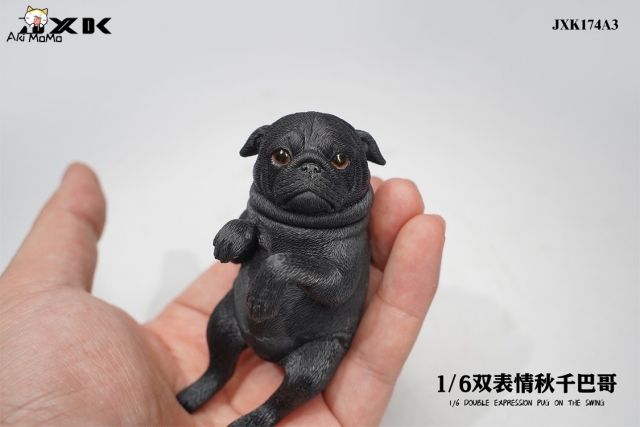JXK 1/6 Pug On The Swing