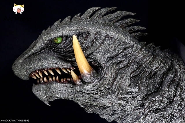 CCP x Kokuryu Studio Phantom Ultimate Modeling Gamera 3: Revenge of Iris Gamera 3 (1999) Head Model Colored Version