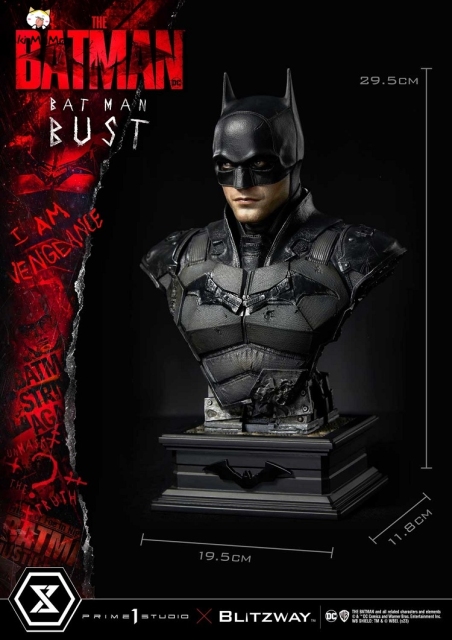 Prime 1 Studio The Batman (Film) Batman Bust Regular Version 1/3 Statue PBDC-09