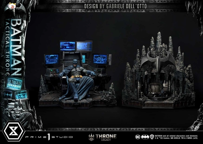 Prime 1 Studio Batman Series Batman Tactical Throne Ultimate Bonus Version 1/4 Scale Statue TLCDC-01UTS