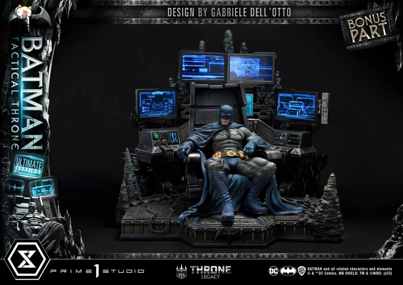 Prime 1 Studio Batman Series Batman Tactical Throne Ultimate Bonus Version 1/4 Scale Statue TLCDC-01UTS