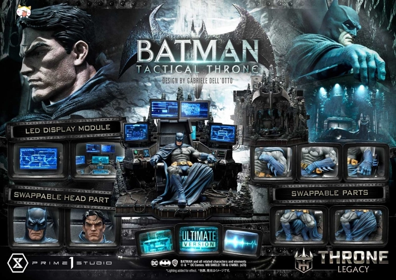 Prime 1 Studio Batman Series Batman Tactical Throne Ultimate Bonus Version 1/4 Scale Statue TLCDC-01UTS