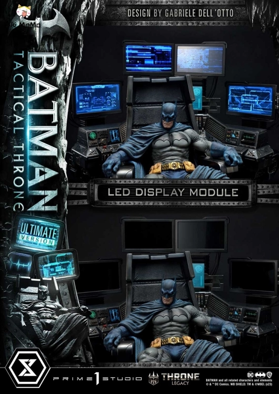 Prime 1 Studio Batman Series Batman Tactical Throne Ultimate Bonus Version 1/4 Scale Statue TLCDC-01UTS