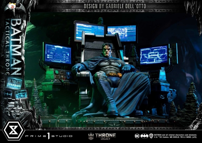 Prime 1 Studio Batman Series Batman Tactical Throne Ultimate Bonus Version 1/4 Scale Statue TLCDC-01UTS