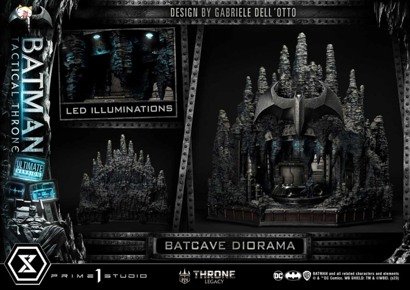 Prime 1 Studio Batman Series Batman Tactical Throne Ultimate Bonus Version 1/4 Scale Statue TLCDC-01UTS