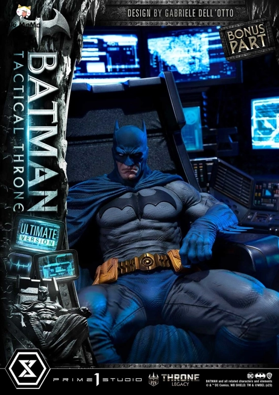 Prime 1 Studio Batman Series Batman Tactical Throne Ultimate Bonus Version 1/4 Scale Statue TLCDC-01UTS