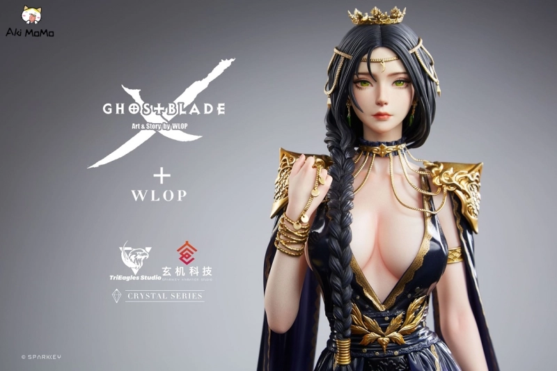 WLOP Ghost Blade Crystal Series Queen Collector Edition 1/4 Scale Statue By TriEagles Studio