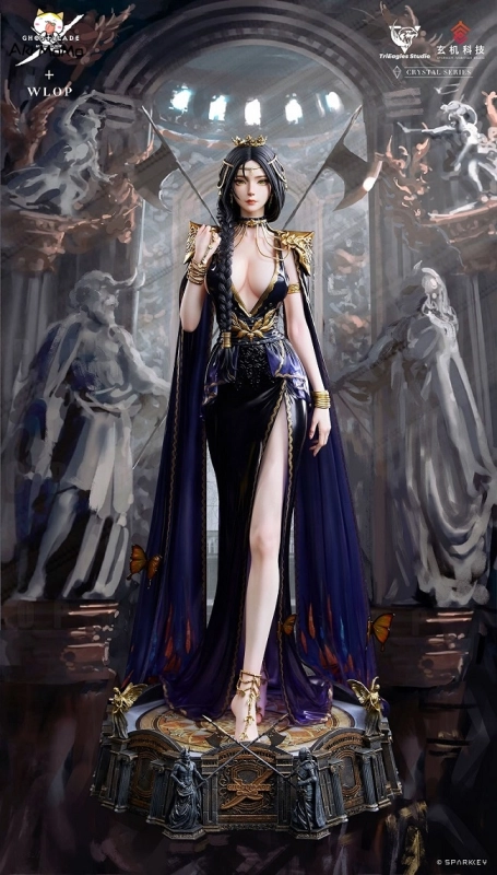 WLOP Ghost Blade Crystal Series Queen Collector Edition 1/4 Scale Statue By TriEagles Studio