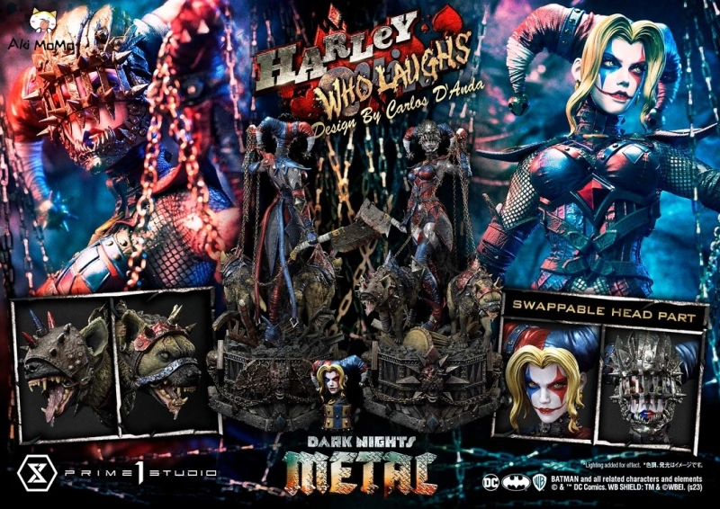 Prime 1 Studio DC Series Dark Nights: Metal (Comics) Harley Quinn Who Laughs 1/3 Statue