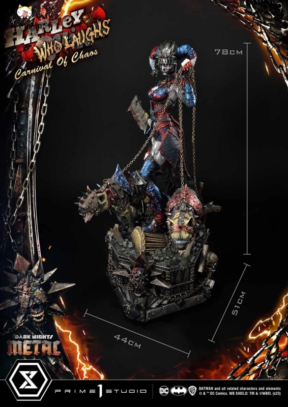 Prime 1 Studio DC Series Dark Nights: Metal (Comics) Harley Quinn Who Laughs 1/3 Statue