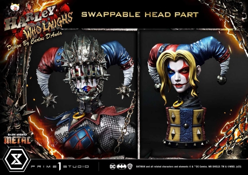 Prime 1 Studio DC Series Dark Nights: Metal (Comics) Harley Quinn Who Laughs 1/3 Statue