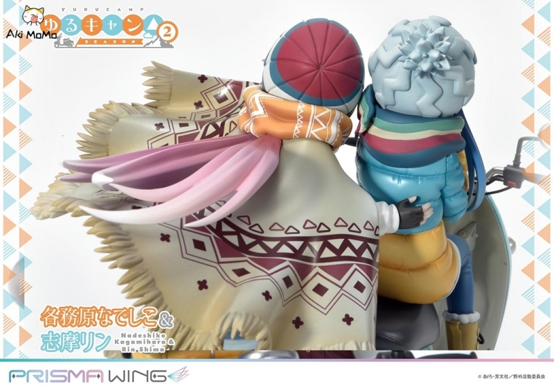Prime 1 Studio Laid-Back Camp Nadeshiko Kagamihara &amp; Rin Shima Bonus Version 1/7 Figure PWYRC-01PS