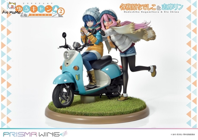 Prime 1 Studio Laid-Back Camp Nadeshiko Kagamihara &amp; Rin Shima Bonus Version 1/7 Figure PWYRC-01PS