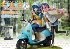 Prime 1 Studio Laid-Back Camp Nadeshiko Kagamihara &amp; Rin Shima Bonus Version 1/7 Figure PWYRC-01PS