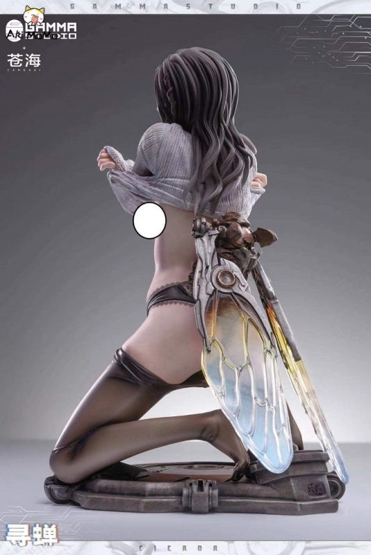 Gamma Studio x Canghai x Xuyu Micro Monster Series Cicada 1/4 Statue