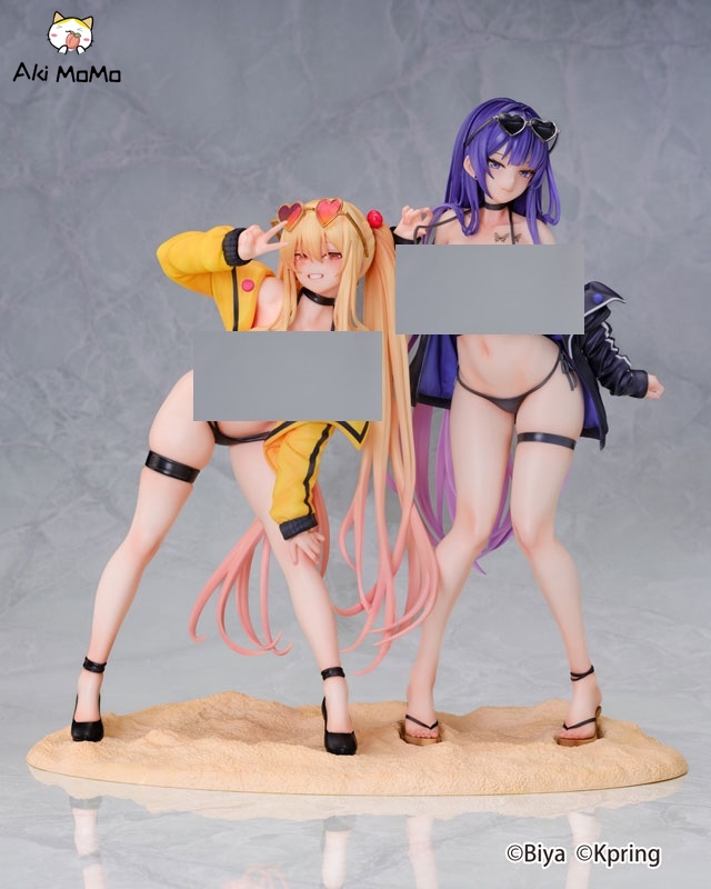 Yuna & Sayuri 1/6 Scale Figure (Set of 2) with Special Base Illustration by Biya & K Pring main image 0