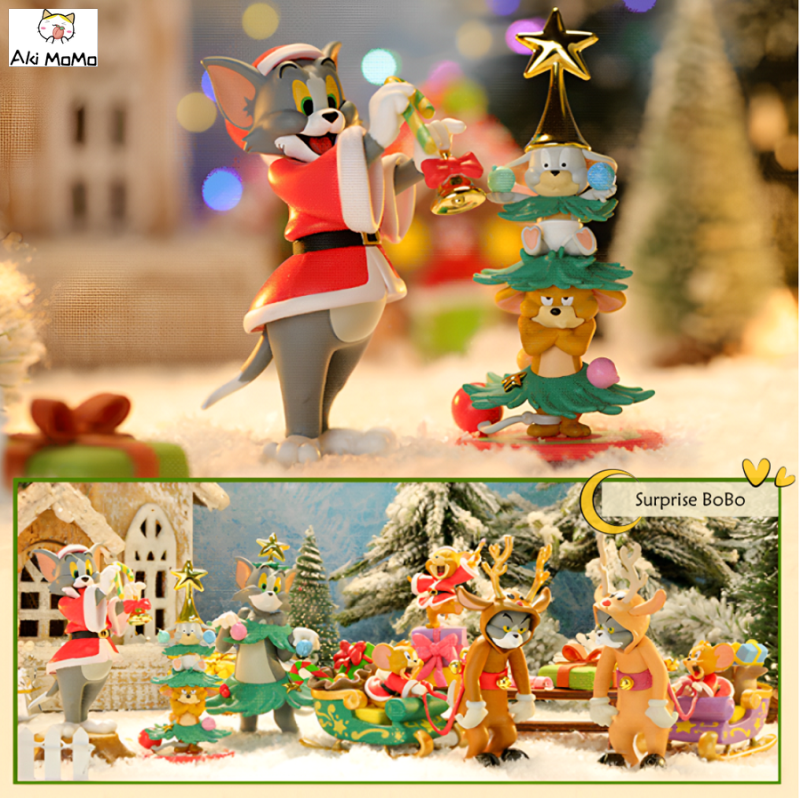 52TOYS Tom And Jerry Merry Christmas Series Blind Box Confirmed Set of 4 (No Duplicate) Figure