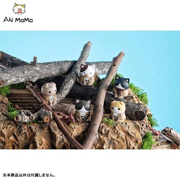 MegaHouse MEGA CAT PROJECT Attack on Titan Attack on Nyanko Survey Corps Group da Nyan! 8Pack BOX