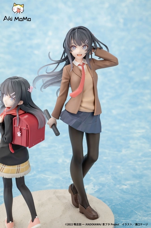 KADOKAWA KDcolle Rascal Does Not Dream of a Knapsack Kid Mai Sakurajima High School Graduation Ver. &amp; Knapsack Kid KADOKAWA Special Set Figure