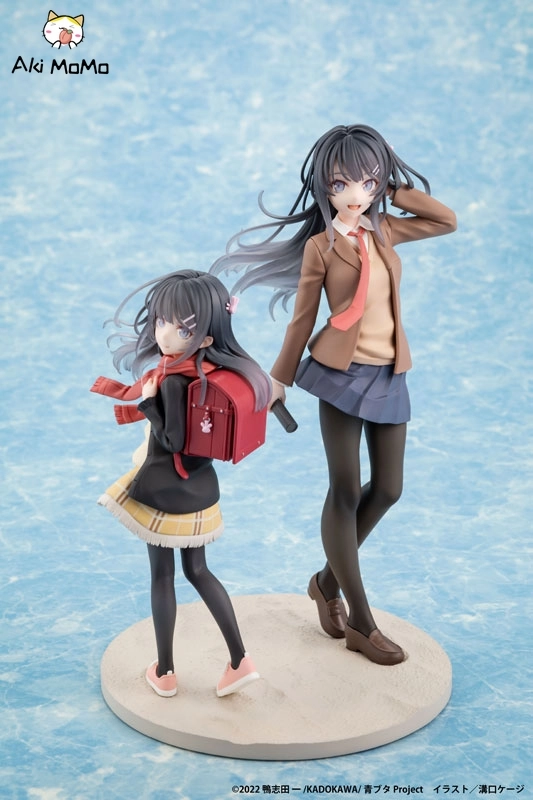 KADOKAWA KDcolle Rascal Does Not Dream of a Knapsack Kid Mai Sakurajima High School Graduation Ver. &amp; Knapsack Kid KADOKAWA Special Set Figure