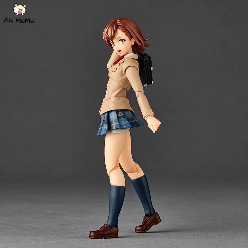 Kaiyodo Revoltech Amazing Yamaguchi Toaru Kagaku no Railgun Mikoto Misaka Winter Uniform Ver.