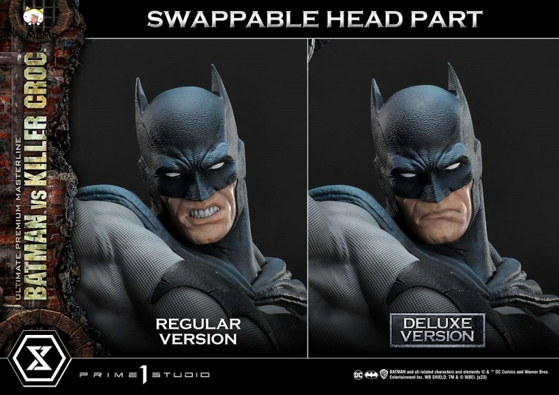 Prime 1 Studio Batman Versus Killer Croc Deluxe Bonus Version 1/4 Statue UPMDC-07DXS