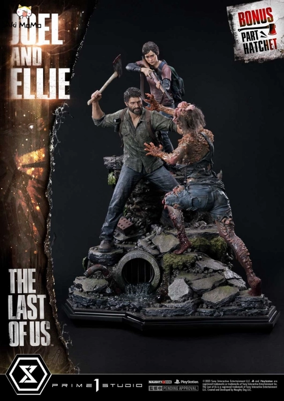 Prime 1 Studio The Last of Us Part1 Joel &amp; Ellie Deluxe Bonus Version 1/3 Statue UPMTLOU-03DXS