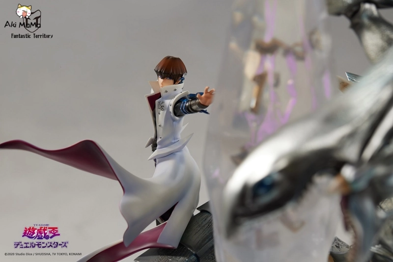 Yu-Gi-Oh! Duel Monsters Seto Kaiba &amp; Blue Eyes White Dragon Statue By Fantastic Territory