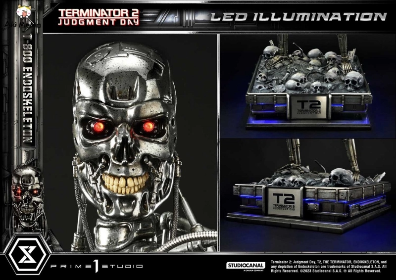 Prime 1 Studio Terminator 2: Judgment Day T-800 Endoskeleton Regular Version 1/3 Statue MMT2-01