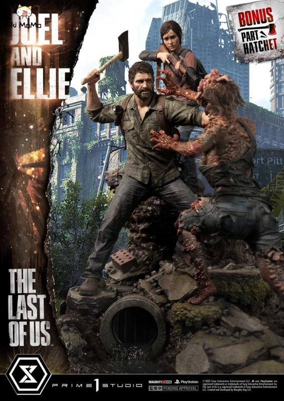 Prime 1 Studio The Last of Us Part1 Joel &amp; Ellie Deluxe Bonus Version 1/3 Statue UPMTLOU-03DXS