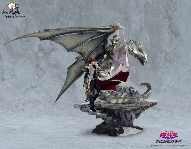 Yu-Gi-Oh! Duel Monsters Seto Kaiba &amp; Blue Eyes White Dragon Statue By Fantastic Territory