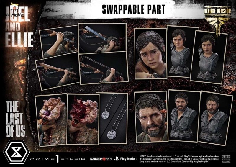 Prime 1 Studio The Last of Us Part1 Joel &amp; Ellie Deluxe Bonus Version 1/3 Statue UPMTLOU-03DXS
