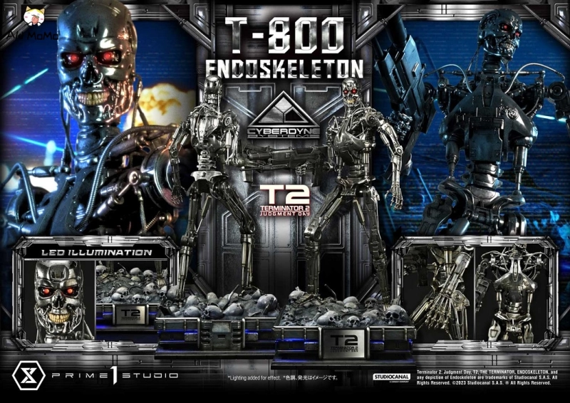 Prime 1 Studio Terminator 2: Judgment Day T-800 Endoskeleton Regular Version 1/3 Statue MMT2-01