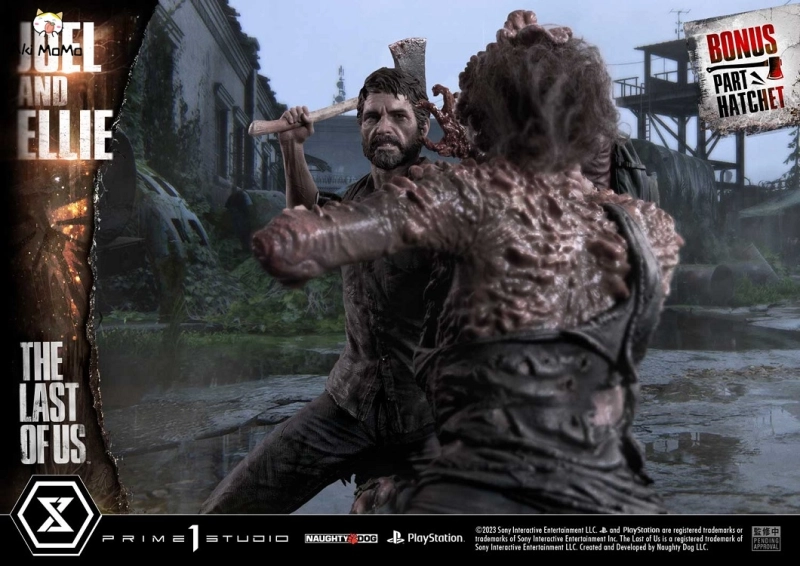 Prime 1 Studio The Last of Us Part1 Joel &amp; Ellie Deluxe Bonus Version 1/3 Statue UPMTLOU-03DXS