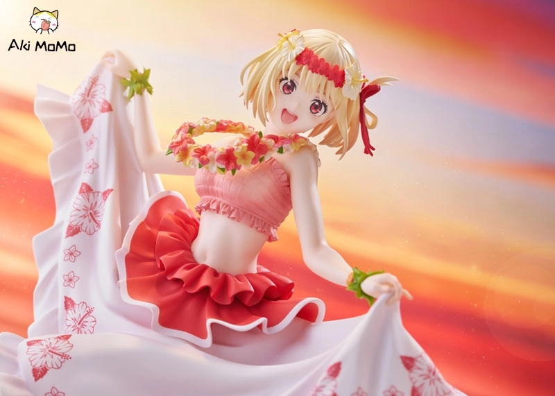 Claynel Lycoris Recoil Chisato Nishikigi Hawaii Ver. 1/7 Scale Figure