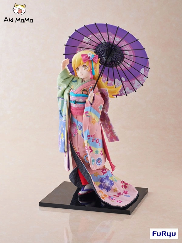 FURYU Yoshitoku x F:NEX Monogatari Series Shinobu Oshino -Japanese Doll- 1/4 Scale Figure (Single Shipment)