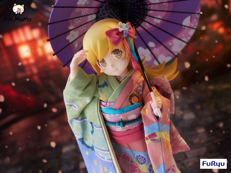 FURYU Yoshitoku x F:NEX Monogatari Series Shinobu Oshino -Japanese Doll- 1/4 Scale Figure (Single Shipment)