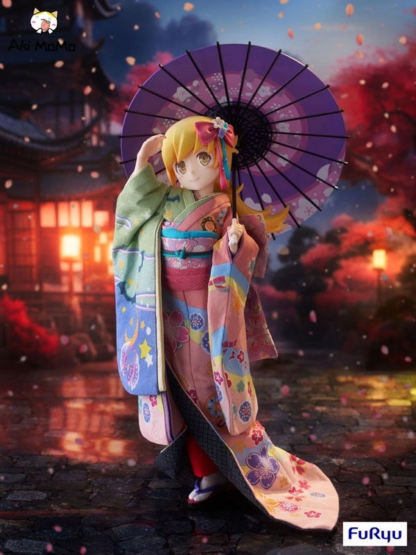 FURYU Yoshitoku x F:NEX Monogatari Series Shinobu Oshino -Japanese Doll- 1/4 Scale Figure (Single Shipment)