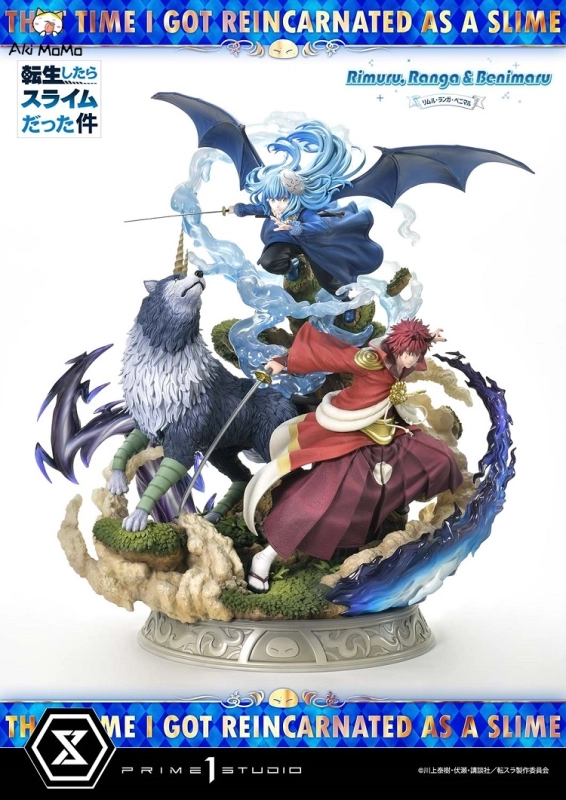 Prime 1 Studio That Time I Got Reincarnated as a Slime Rimuru, Ranga &amp; Benimaru 1/6 Statue CMTSR-01