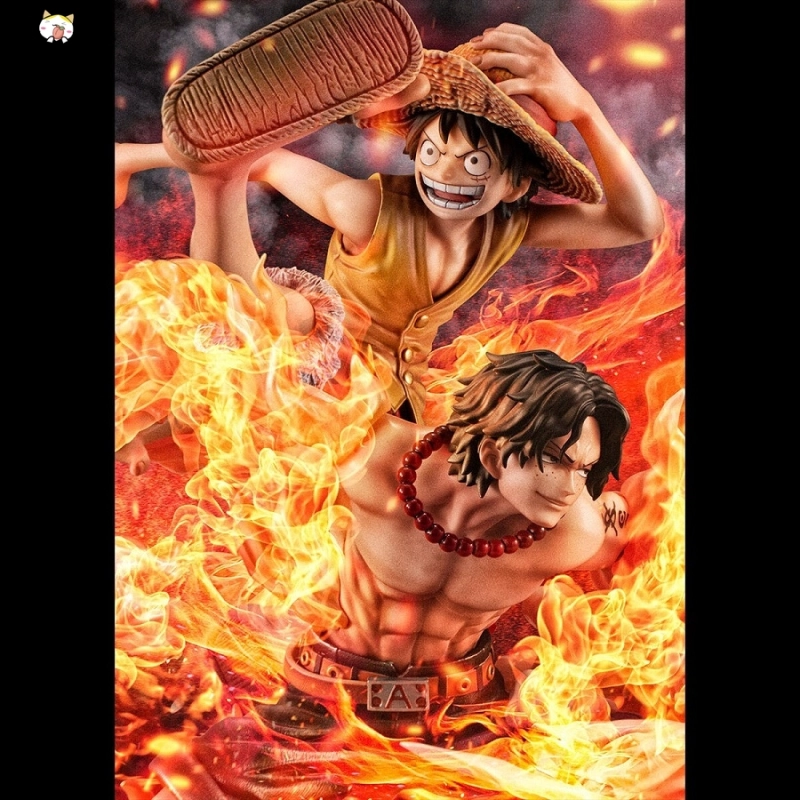MegaHouse Portrait.Of.Pirates One Piece NEO-MAXIMUM Luffy & Ace 20th LIMITED Ver. Figure