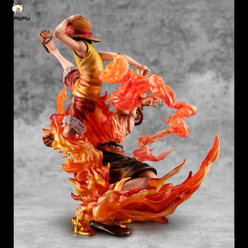 MegaHouse Portrait.Of.Pirates One Piece NEO-MAXIMUM Luffy & Ace 20th LIMITED Ver. Figure
