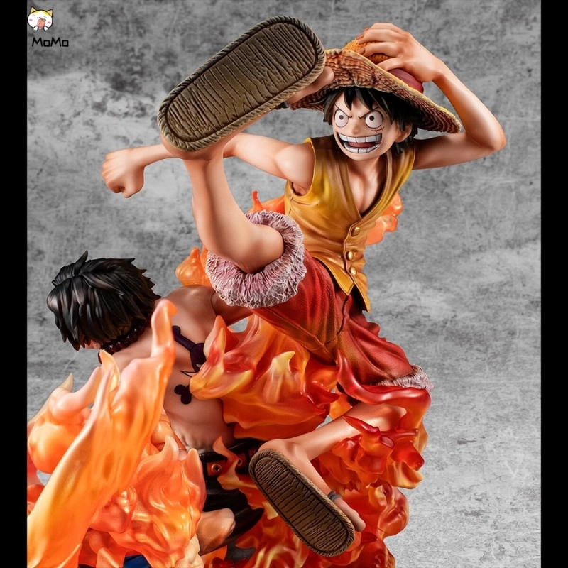 MegaHouse Portrait.Of.Pirates One Piece NEO-MAXIMUM Luffy & Ace 20th LIMITED Ver. Figure