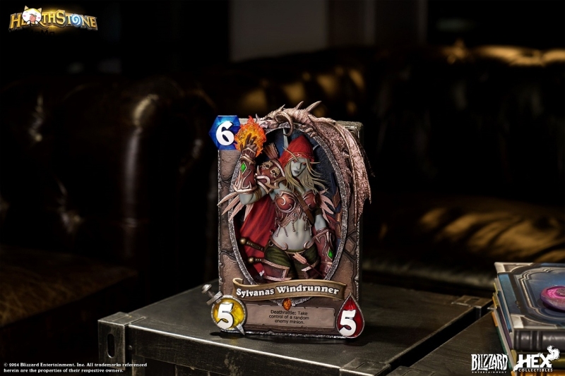 HEX Collectibles Blizzard Games Hearthstone 10th Anniversary Limited Edition Sylvanas Windrunner Card Art Frame