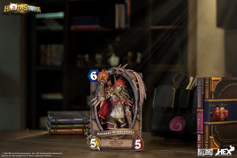 HEX Collectibles Blizzard Games Hearthstone 10th Anniversary Limited Edition Sylvanas Windrunner Card Art Frame