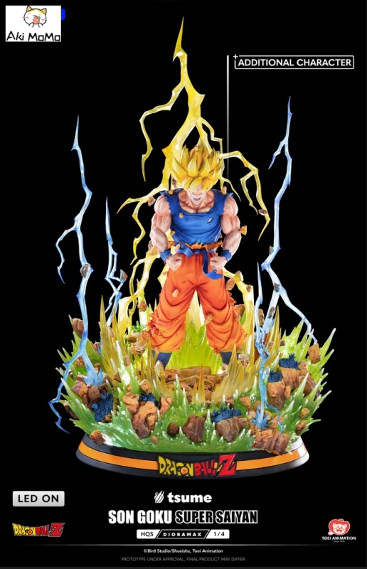 Dragon Ball Son Goku Super Saiyan 1/4 Statue By Tsume Art